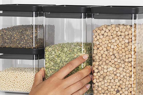 Brabantia fyrkantiga burkar