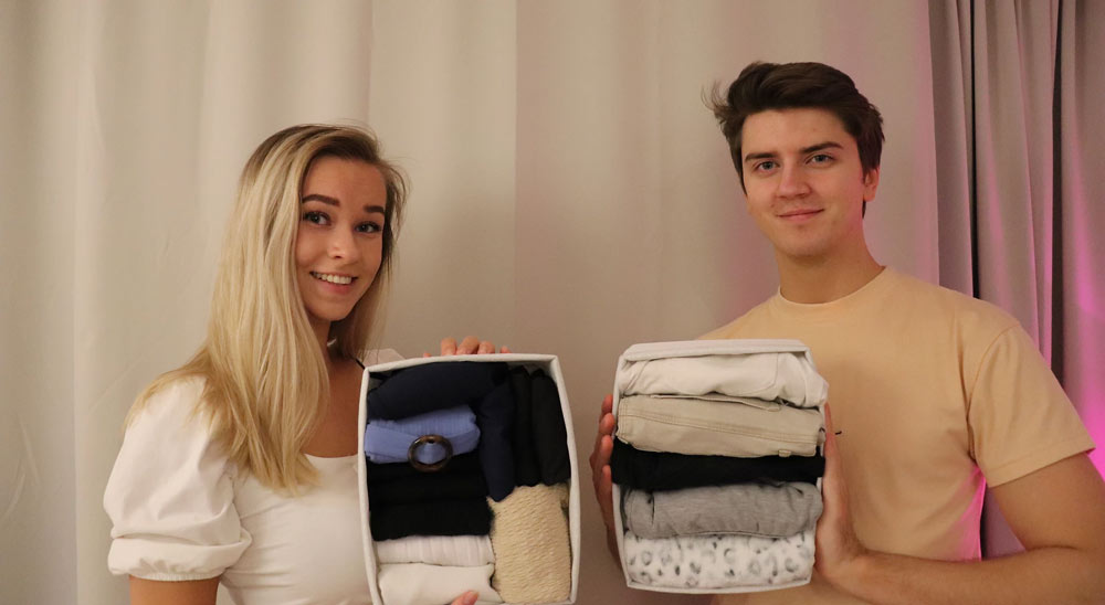 Victoria och Joel på Organisera Stockholm